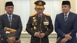 Keterangan pers Kapolri Jenderal Listyo Sigit soal insiden ledakan di SMAN 72 Jakarta. (Tangkapan layar YouTube Sekretariat Presiden)