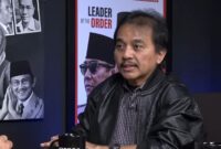 Roy Suryo angkat bicara soal penetapannya sebagai tersangka di kasus dugaan pencemaran nama baik Joko Widodo. (YouTube/Forum Keadilan TV)