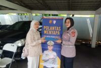 Polantas Menyapa di Samsat Cimareme.