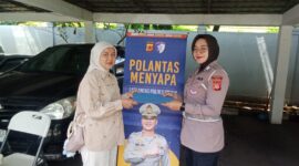 Polantas Menyapa di Samsat Cimareme.