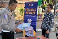 Kegiatan Polantas Menyapa Samsat cimahi. (Istimewa)