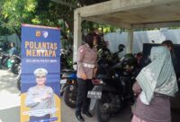 Polantas Menyapa Samsat Cimareme. (Istimewa)