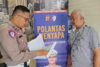 Suasana Polantas Menyapa Samsat Cimahi, Jawa Barat. (Istimewa)