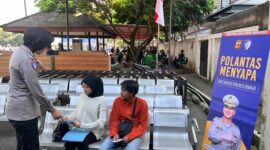 Polantas Menyapa Samsat Cimareme.