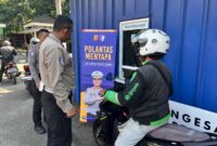 Polantas Menyapa di Samsat Cimahi. (Istimewa)
