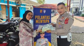 Polantas Menyapa Samsat Cimahi. (Istimewa)