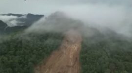 Mahkota Longsor Gunung Burangrang. 