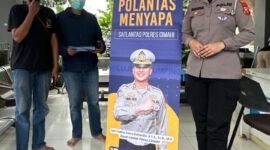Polantas Menyapa di Samsat Cimareme