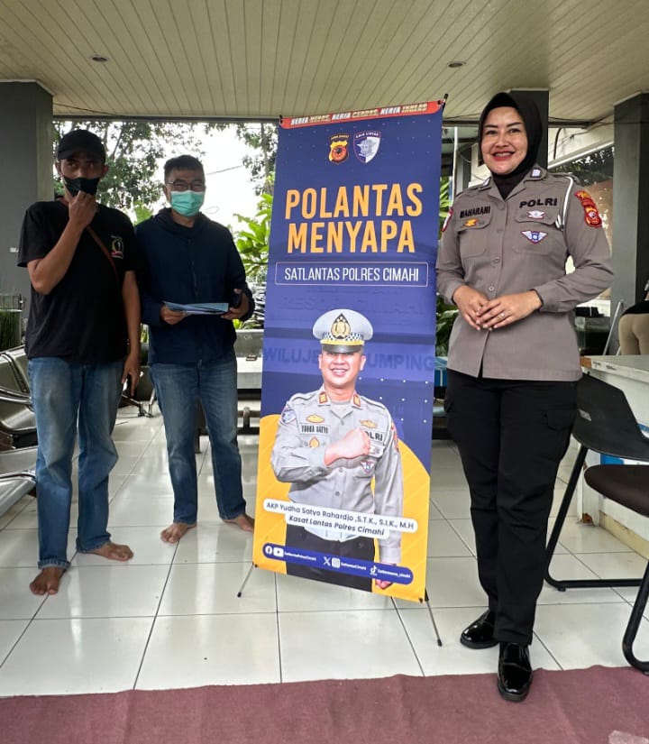 Polantas Menyapa di Samsat Cimareme