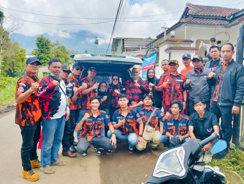 MPC PP KBB Salurkan Bantuan Kepada Korban Banjir dan Longsor di Cisarua dan Lembang Bandung Barat.