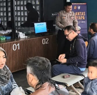 Polantas Menyapa di Samsat Cimareme, Padalarang.