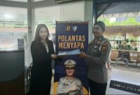 Kegiatan Polantas Menyapa di Kantor Samsat Cimareme, Padalarang.