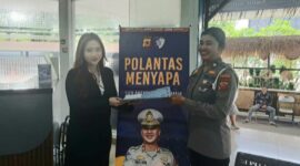 Kegiatan Polantas Menyapa di Kantor Samsat Cimareme, Padalarang.