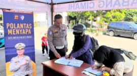 Polantas Menyapa di Samsat Cimahi.
