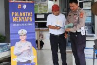 Polantas Menyapa, Samsat Cimareme Edukasi Warga Soal Mutasi Kendaraan.