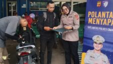 Polantas Menyapa di Samsat Cimareme.