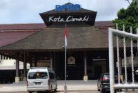Penampakan Tiang Bendera DPRD Kota Cimahi. (Foto : Eri)