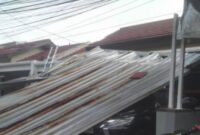 Pemukiman Setelah Tersapu Angin Puting Beliung. (Istimewa)