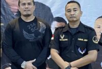 Muhammad Elva (Kiri) Wakil Ketua 234 SC Jabar Beserta Ervan Zevanna (Kanan) Kabid Humas & Kominfo 234SC Jabar. (Foto/eri)